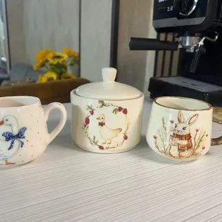 ست قندان و ماگ