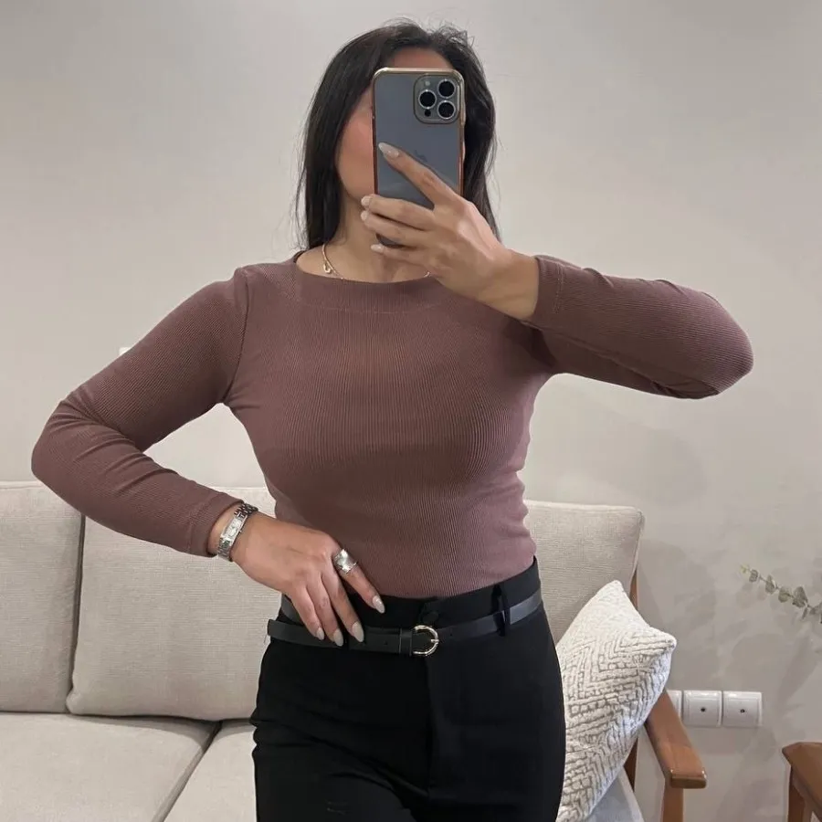 بلیز یقه قایقی