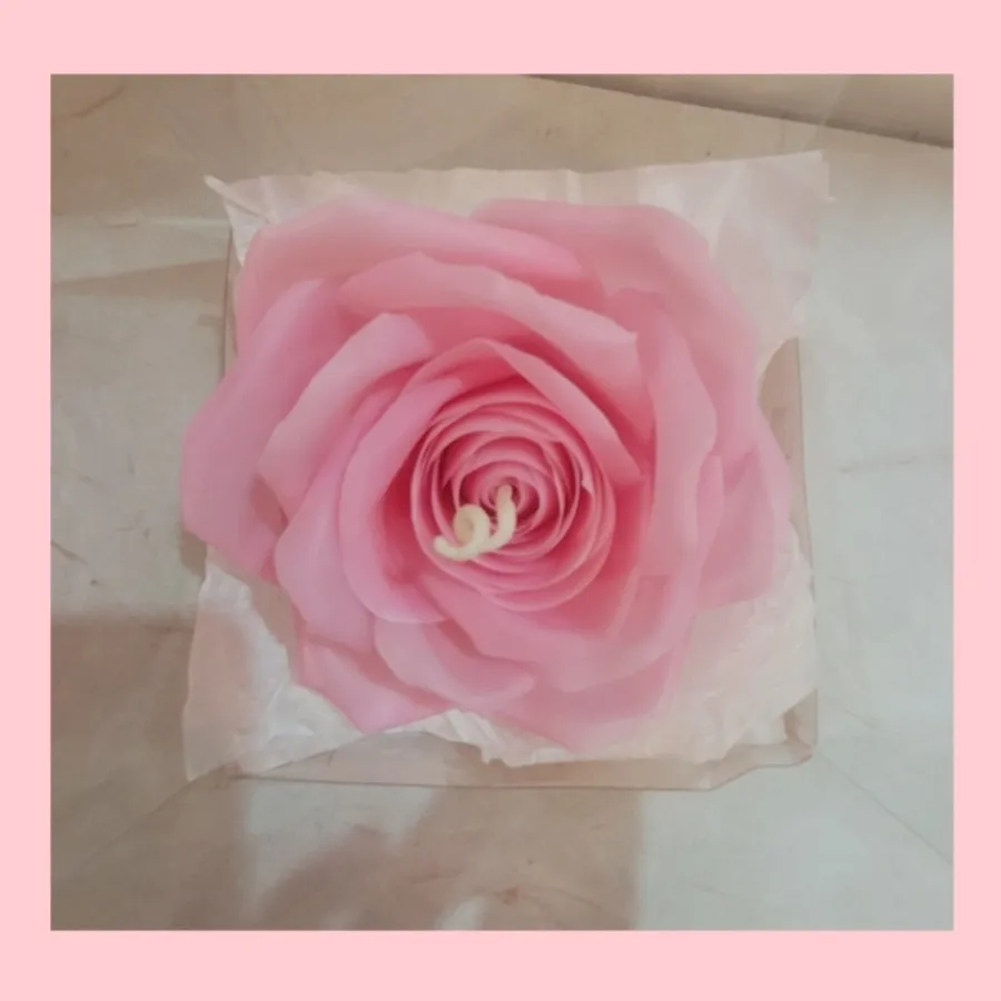 شمع گل رز
