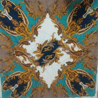 روسری ابریشم طرح دار