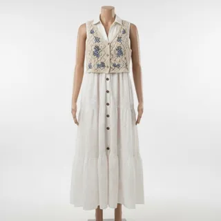 پیراهن خامه دوزی