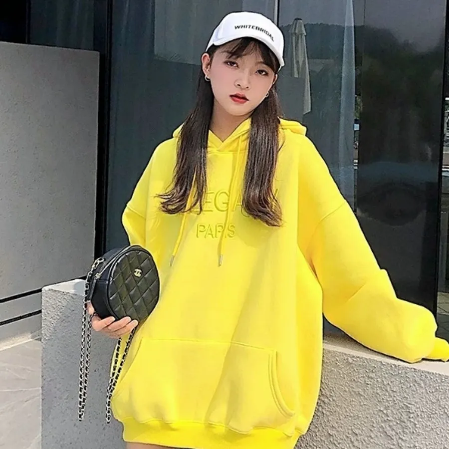 هودی زرد کره ای نوتگدار