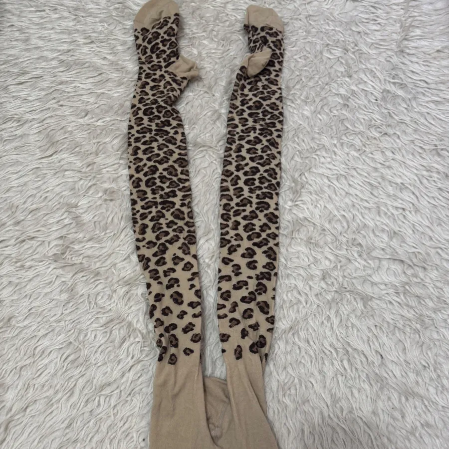 جوراب شلواری ضخیم پلنگی M