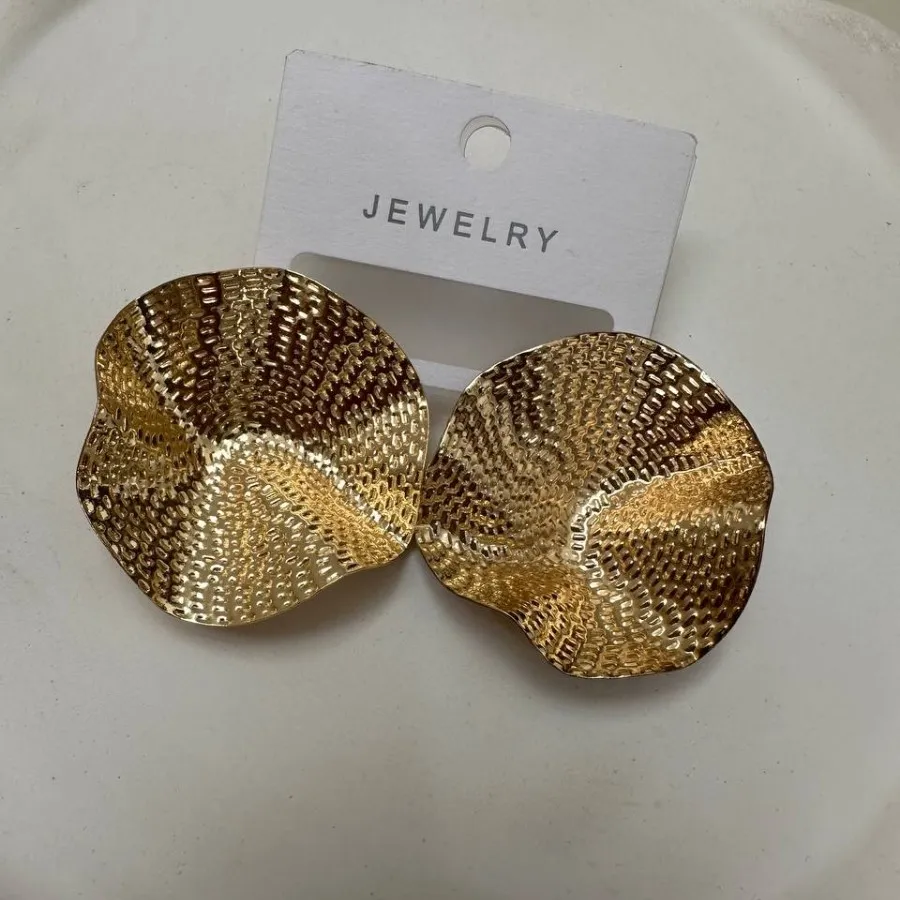 گوشواره استیل دفرمه ترندی