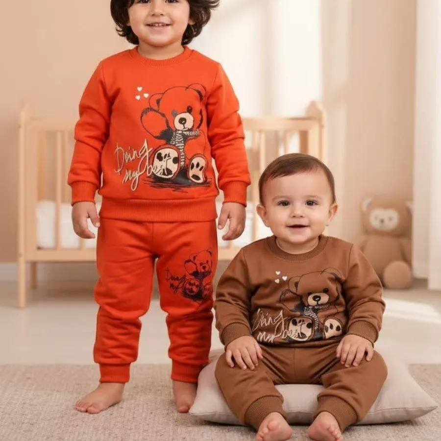 بلوز شلوار خرس شالگردنی