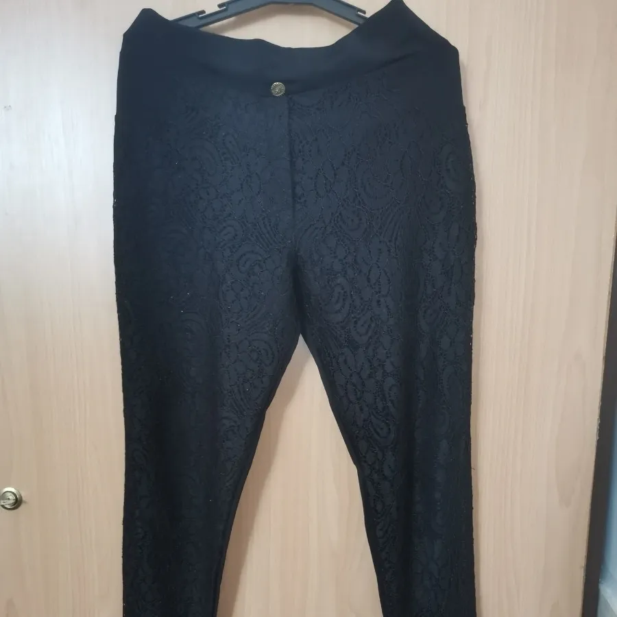 شلوار مجلسی گیپوری مشکی