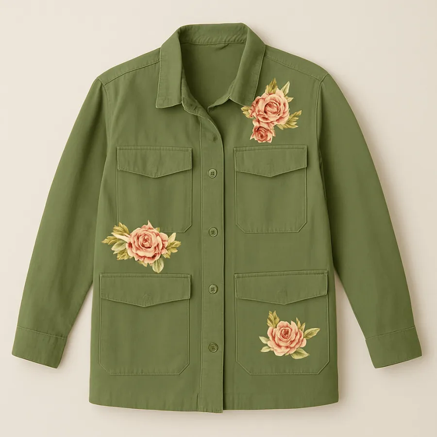 سبز خوشگل با دو تا گل