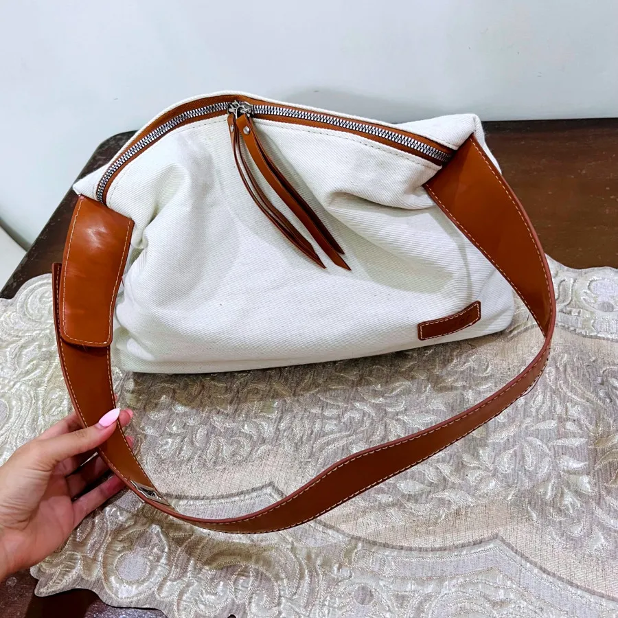 کیف کرم قهوه ای ترک