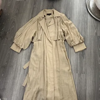 مانتو کرمی فری سایز