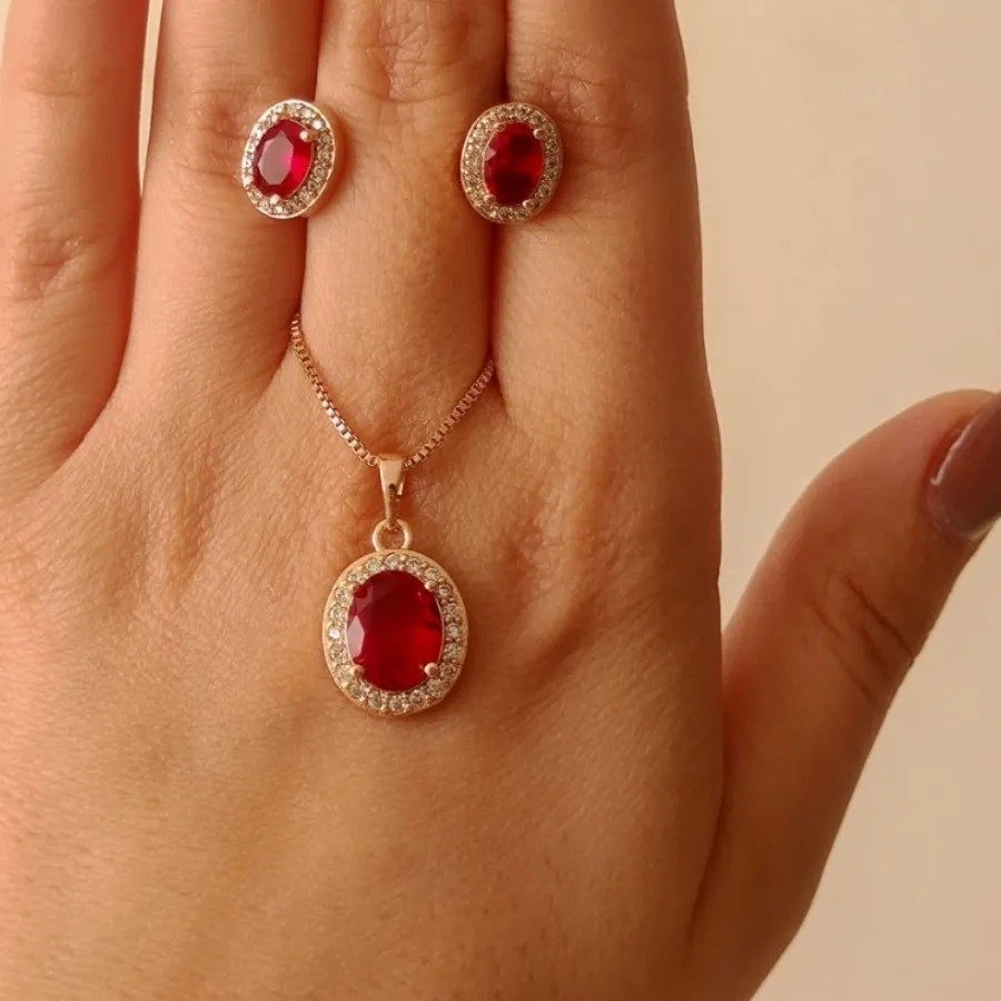 نیمست قجری یاقوتی