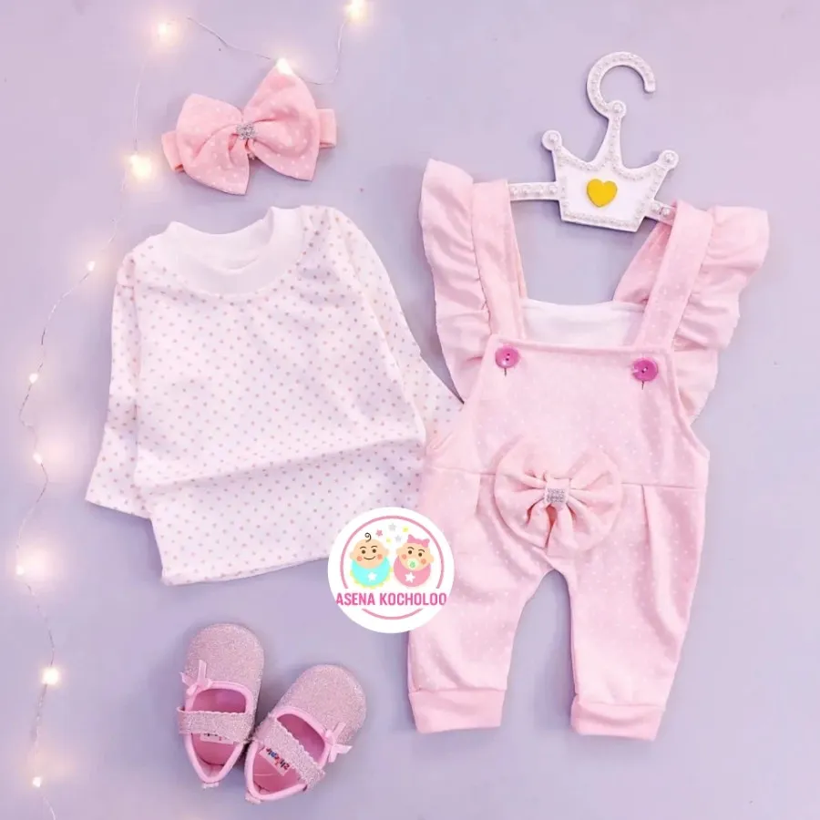 سه تیکه خال خالی پاپیون د