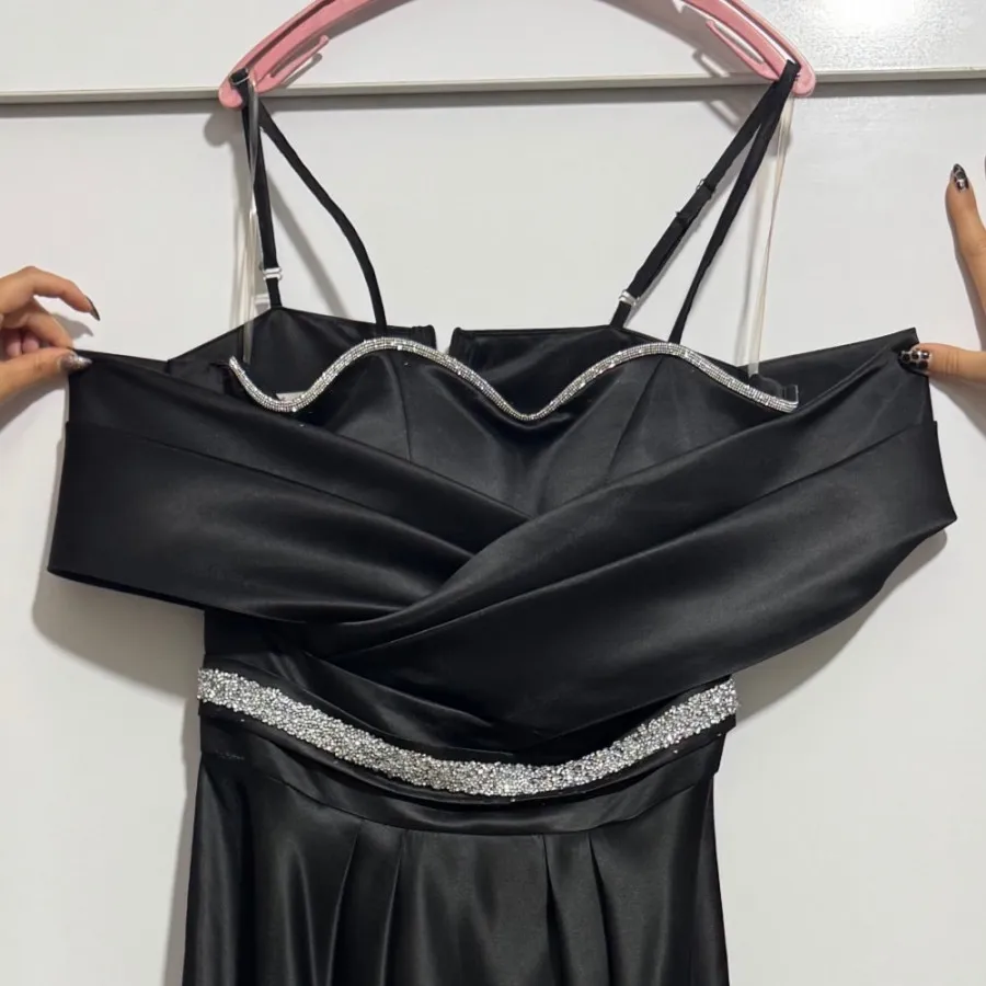 ماکسی بلند ساتن امریکایی