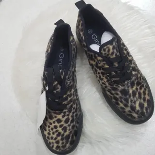 کفش مخمل پلنگی