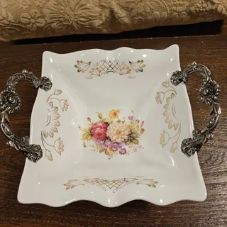 میوه خوری سرامیکی گلدار