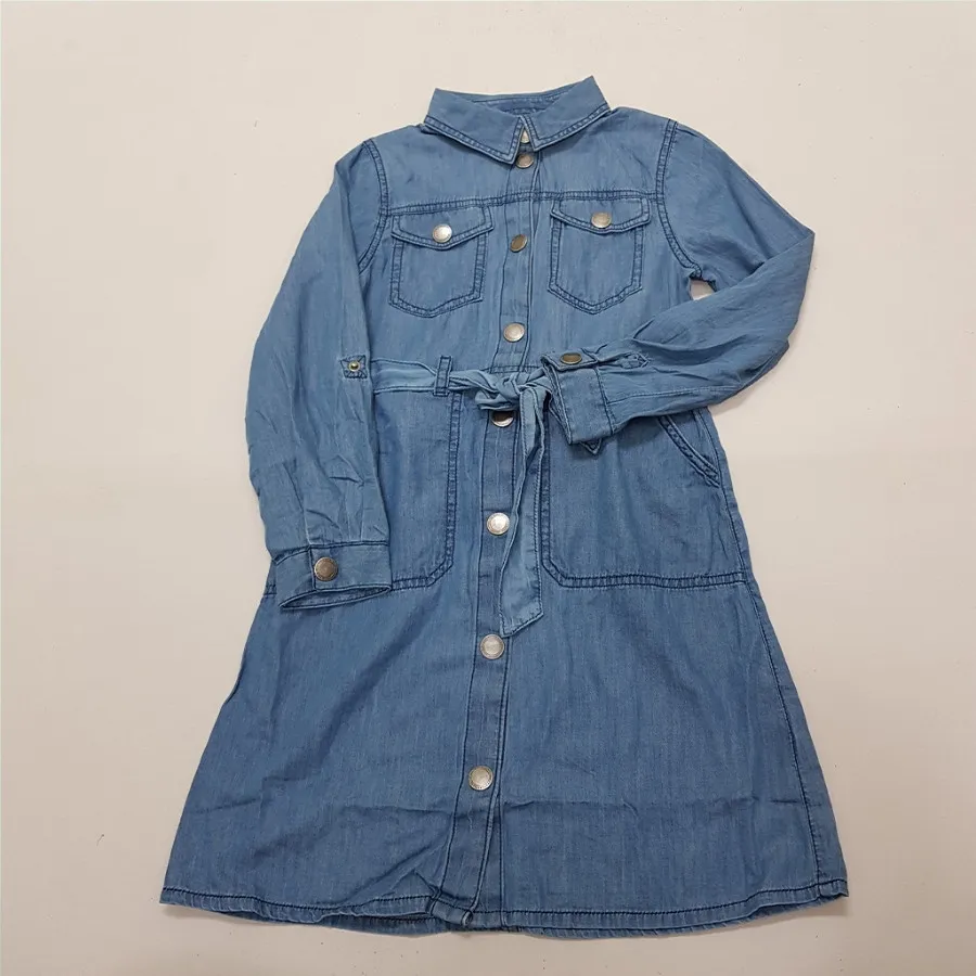 مانتو  جین کاغذی دخترانه