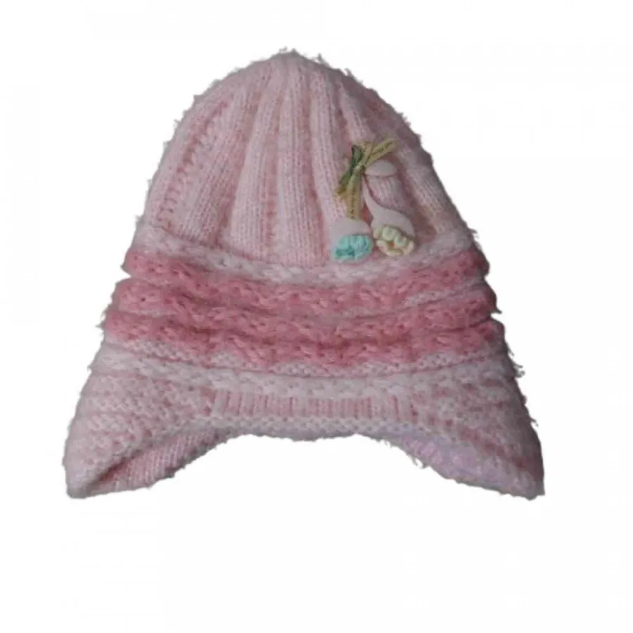 کلاه بافت تو خز دخترانه