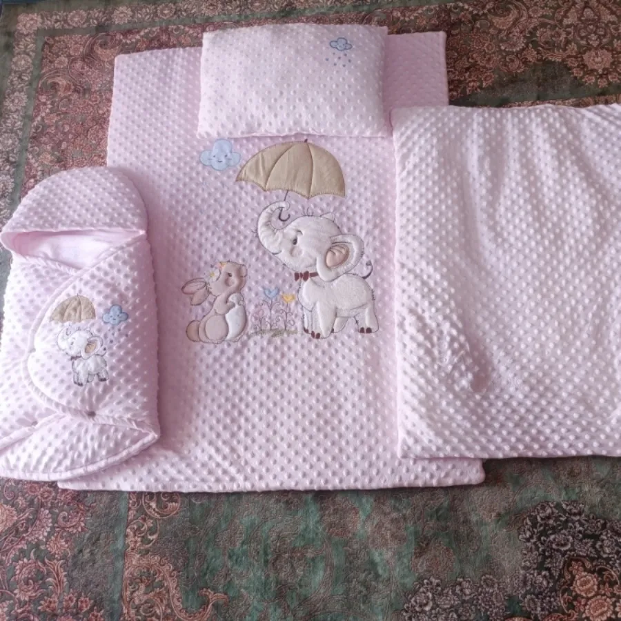 ست خواب نوزاد+قنداق فرنگی