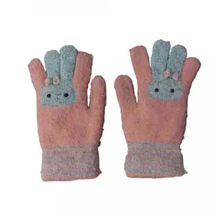 دستکش زمستانه بافتنی دختر