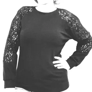 بلوز آستین دانتل زنانه