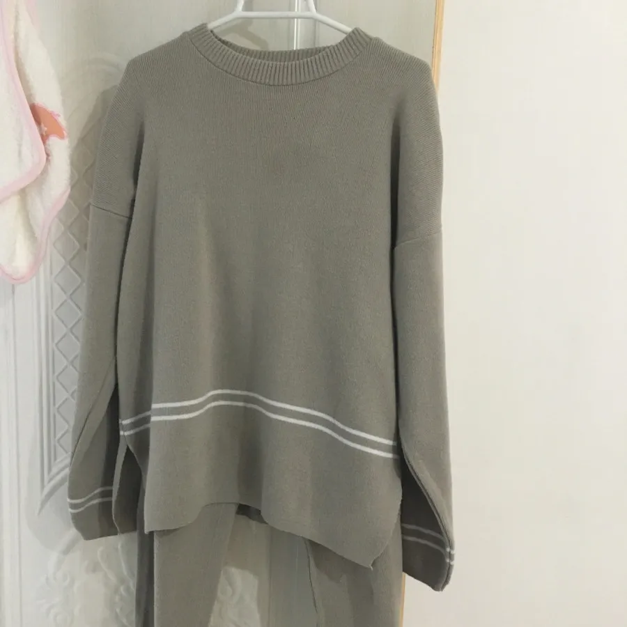 ست بلوز شلوار بافت