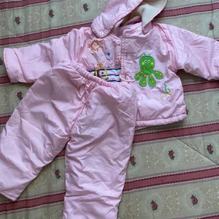 کاپشن شلوار صورتی دخترانه