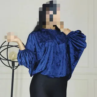 شومیز کراپ مخمل کد 160