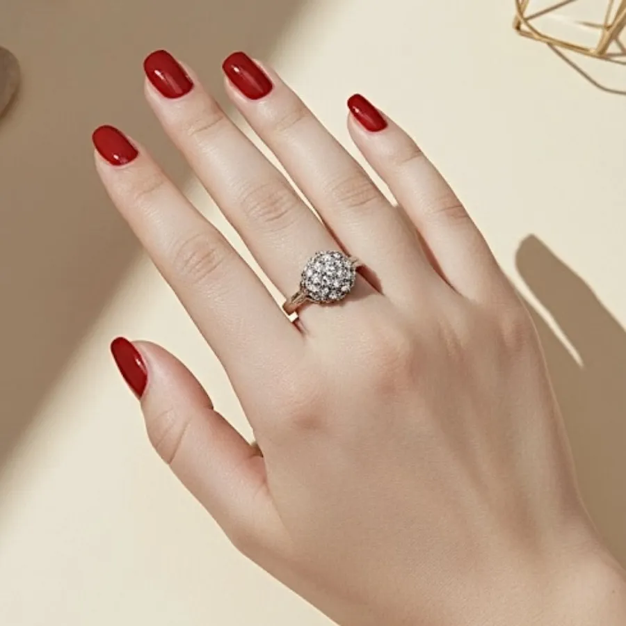 انگشتر طلا آبکاری