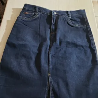 دامن جین سورمه ای