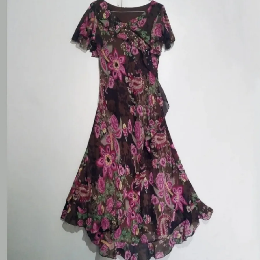 پیراهن حریر اروپایی