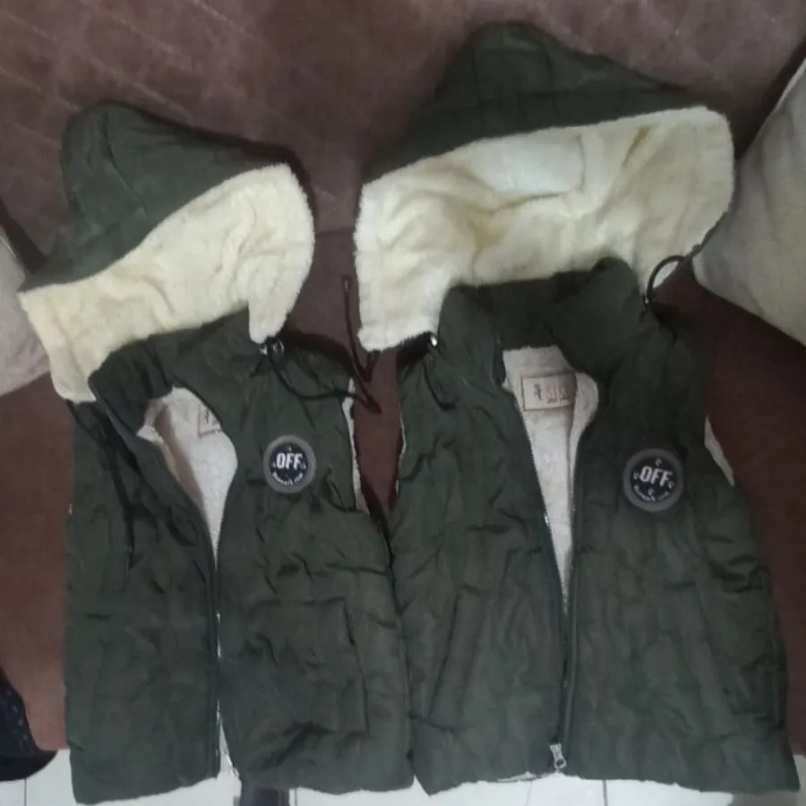 کاپشن جلیقه ای داخل خز