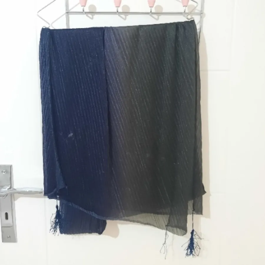 شال دو رنگ حریر