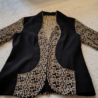 کت مجلسی سنگ دوزی شده