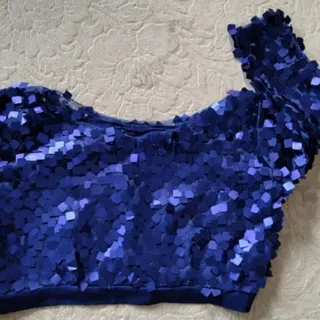 کراپ پولکی آبی