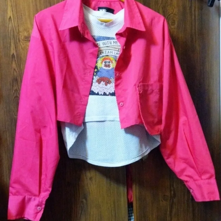 کراپ کت سرخابی