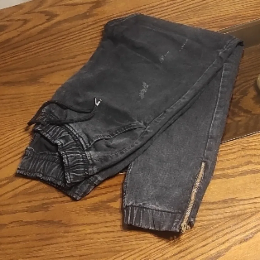 شلوار لی گت دار