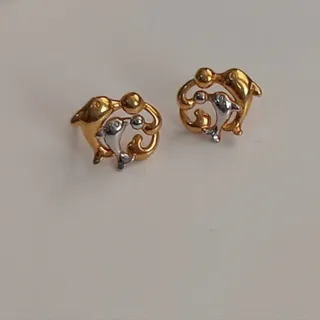 گوشوار ژوپینگ طرح دلفین