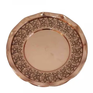 بشقاب مسی قلم زنی زنجان