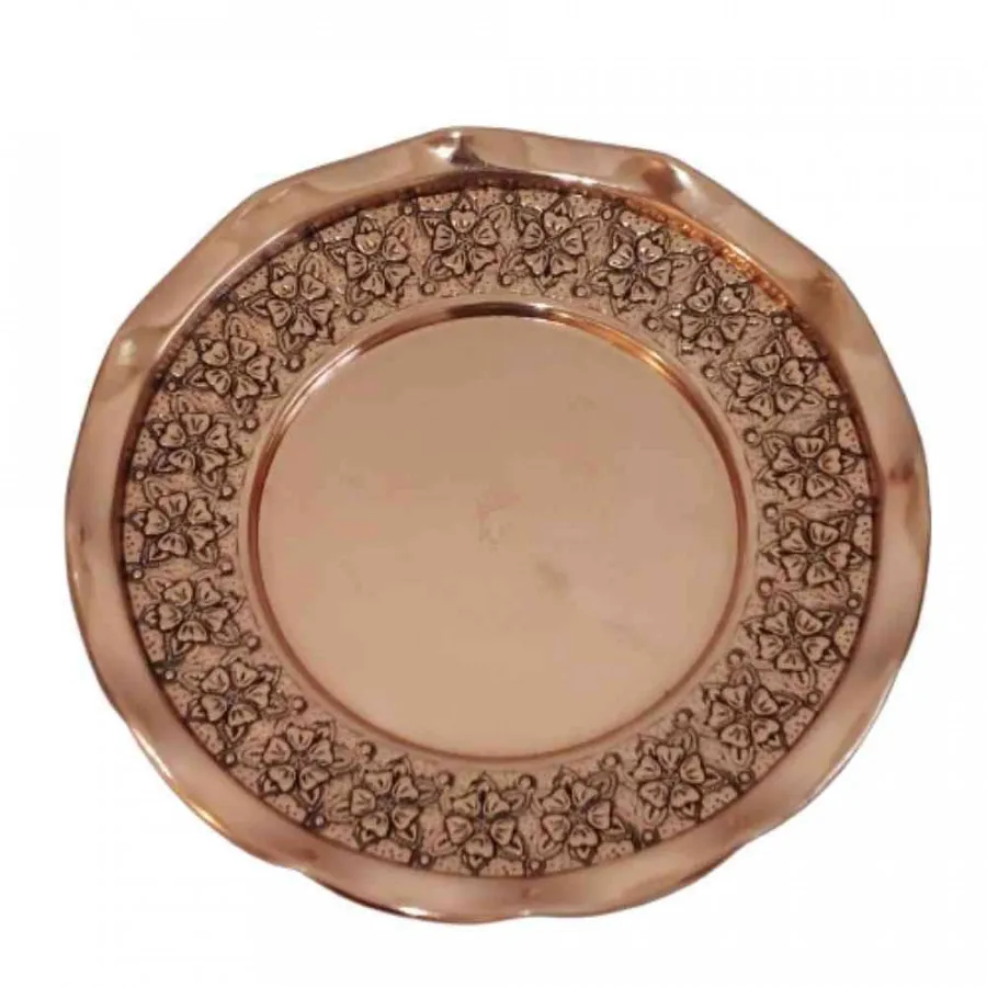 بشقاب مسی قلم زنی زنجان