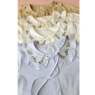 شومیز یقه گلدوزی