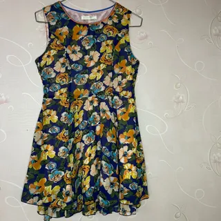 پیراهن حریر  گلگلی