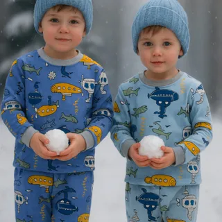 بلوز شلوار گرم پسرانه