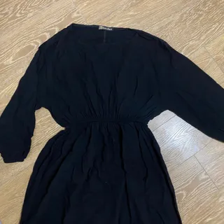 ساحلی مشکی تمام نخ