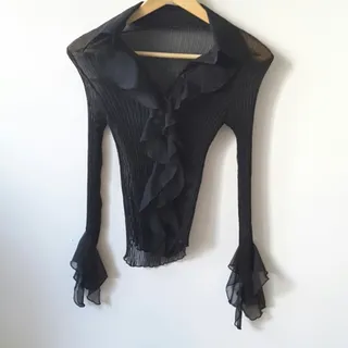 بلوز مشکی تور