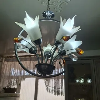 لوستر 5 شاخه طرح لاله