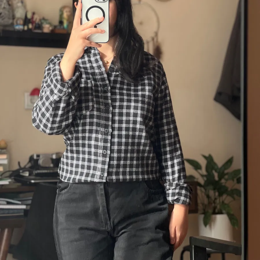 شومیز چارخونه ترک