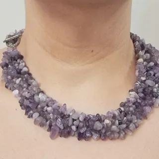 گردنبند آمیتیست اصل