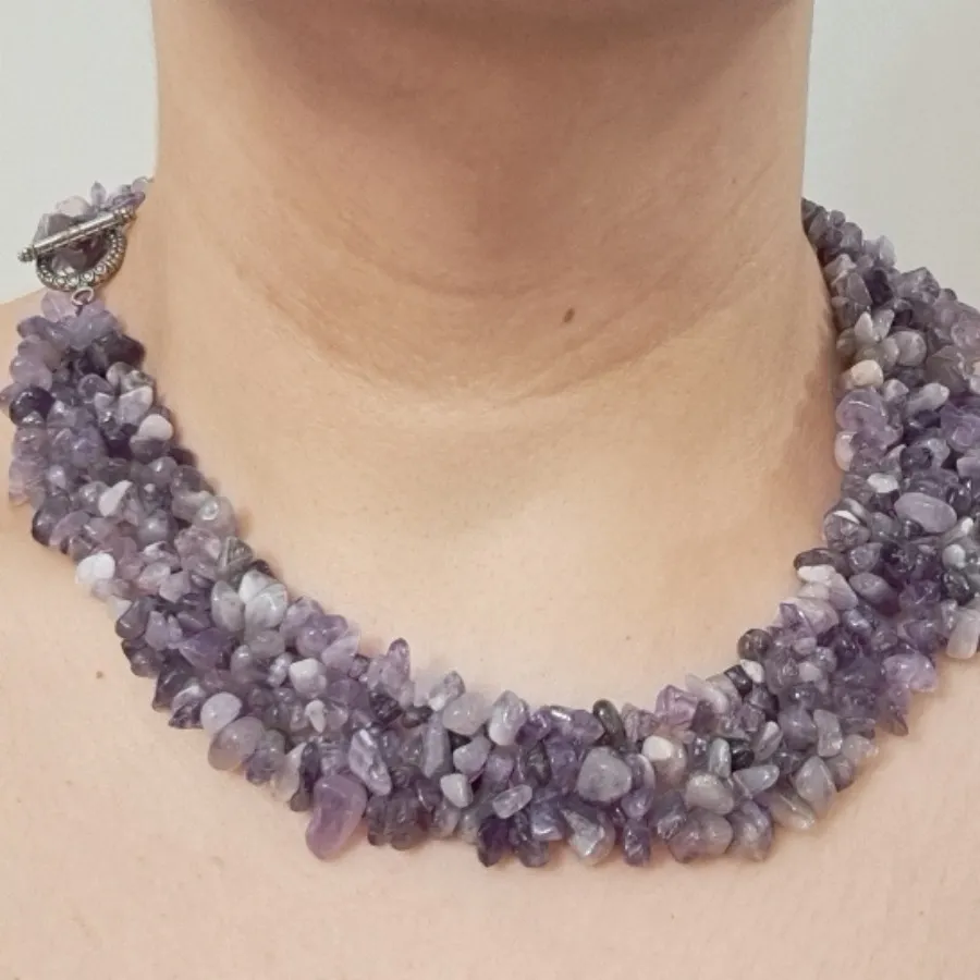 گردنبند آمیتیست اصل