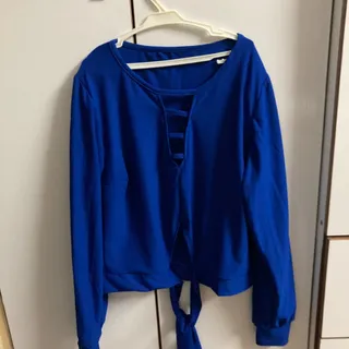 بلوزآبی شیک