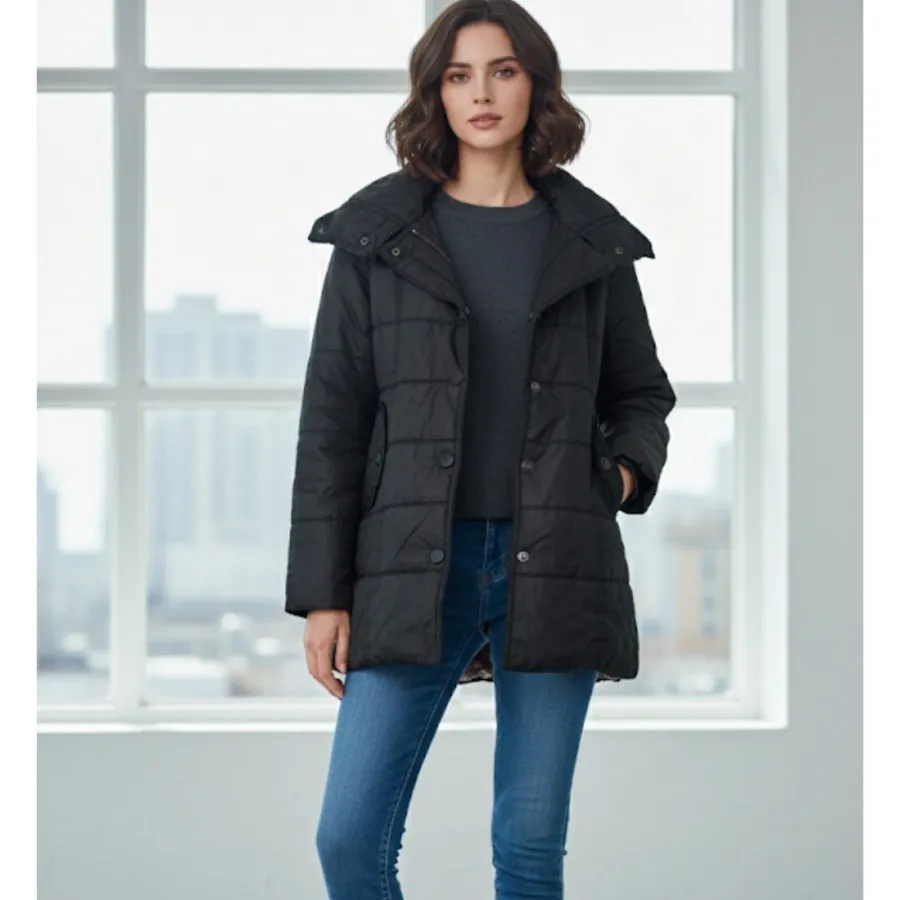 کاپشن مشکی وارداتی