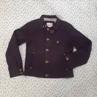 کاپشن کتان بنفش